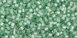 TOHO Treasure TT-01-PF2118 PermaFinish Translucent Silver-Lined Lt Peridot
