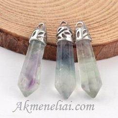 Pakabukas Fluoritas, 33~40x8~10mm
