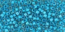 TOHO Treasure TT-01-183 Inside-Color Luster Crystal/Opaque Aqua-Lined