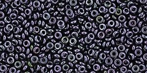 TOHO - Demi Round TN-11-90 11/0 2.2mm Metallic Amethyst Gun Metal