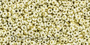 TOHO - Demi Round TN-11-PF558 11/0 2.2mm PermaFinish - Galvanized Aluminum