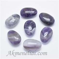 Ametistas natūralus, be skylutės, 29.5~34x18.5~23x13mm