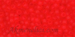 Toho biseris  11/0 TR-11-5F Transparent-Frosted Lt Siam Ruby