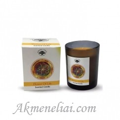 Žvakė kvapioji stikliniame inde - Green Tree Flower Of Life Scented Candle, 210 G.