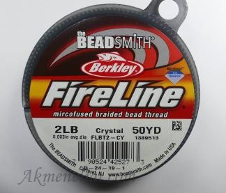 FireLine pintas valas, skaidrus, storis 0.08mm, 45.72m.