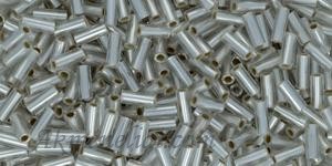 TOHO Bugle 4,5mm TB-15-21F Silver-Lined Frosted Crystal