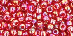 Toho biseris TR-08-165C 8/0 Transparent-Rainbow Ruby