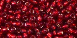 Toho biseris TR-08-25C 8/0 Silver-Lined Ruby