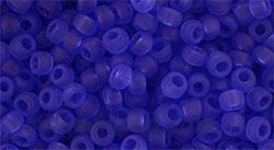 Toho biseris TR-08-942F 8/0 Transparent-Frosted Sapphire