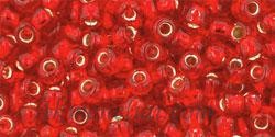 Toho biseris TR-08-25B 8/0 Silver-Lined Siam Ruby
