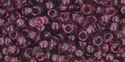 Toho biseris TR-08-6B 8/0 Transparent Med Amethyst