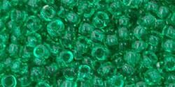 Toho biseris TR-08-72 8/0 Transparent Beach Glass Green