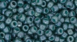 Toho biseris TR-08-1207 8/0 Marbled Opaque Turquoise/Blue  