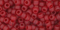 Toho biseris TR-08-5BF 8/0 Transparent-Frosted Siam Ruby