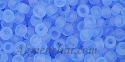 Toho biseris TR-08-13F 8/0 Transparent-Frosted Lt Sapphire