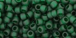 Toho biseris TR-08-939F 8/0  Transparent-Frosted Green Emerald
