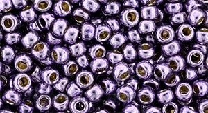 Toho biseris TR-08-PF579 8/0 Permafinish - Galvanized Pale Lilac