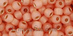 Toho biseris TR-06-2111 6/0 Silver-Lined Milky Peach