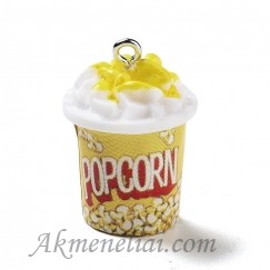 Popcornas, su kilpele, 26x18mm
