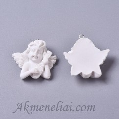 Angeliukas, su kilpele, 32.5x32x10.5mm