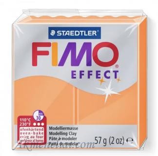 FIMO modelinas effect neon oranžinė, 57g.