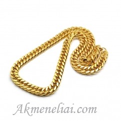 Grandinėlė nerūdijančio plieno 58cm ilgio, paauksuota