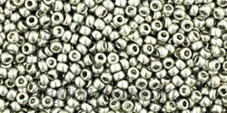 Toho biseris TR-15-714 15/0 Metallic Silver