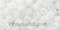 Toho biseris TR-06-41 6/0 Opaque White