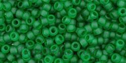 Toho biseris TR-11-7BF 11/0 Transparent-Frosted Grass Green