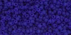Toho biseris TR-15-8F Transparent-Frosted Dk Sapphire