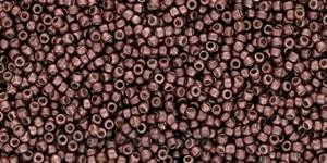 Toho biseris TR-15-PF556F 15/0 PermaFinish - Galvanized Matte Mocha Frost
