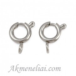 Nerūdijančio plieno užsegimas, 14x9,5x2mm, 1vnt.