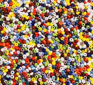 PRECIOSA rocailles. MIX 50 g pakuotė. 9/0 dydis