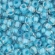 Toho biseris TR-11-183 11/0 Inside-Color Luster Crystal/Opaque Aqua Lined