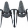 Spike karoliukas, 4x10mm, Hematite
