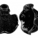 Kepurėlė juodos spalvos 22x21mm  