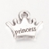 Pakabukas Karūna Princess sidabro spalvos 10,5x12,5mm