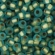 Toho biseris TR-11-995F 11/0  Gold-Lined Frosted Aqua