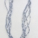 Hematitas sidabrinis, sintetinis, 3x1.5mm, juosta ~129vnt.