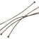Vinutė su burbulėliu juoda spalvos 20mm x0.5mm., pakuotė 20vnt.