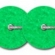 Langlois-Martin žvyneliai - 10051, Green Meadow, plokšti 3mm