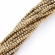 Kristalai Rondelės formos, šviesaus aukso, 2x1.5mm,  235~247vnt/juosta