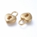 Nerūdijančio plieno paauksuotas pakabukas, 19,5x13mm