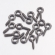 Kilputė su sriegiu 8x4mm, gunmetal- juodo metalo. Pakuotė 5gr.(Apie 65vnt.)