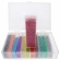 Dėžutė plastikinė Beadsmith, 15,8x10x3,6cm, su 12-ka indelių 2,5x9,5cm