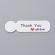 Etiketės baltos, Thank you with love, 13x49.5x0.5mm, pakuotė 100vnt.