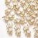 Pakabukas paauksuotas 18K auksu, su cirkoniais, 12x6x3mm 