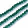 Stiklas facetuotas, žalias, 3mm, juosta ~115-130vnt.