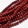 Kristalai rondelė, 8mm, bordo, juosta ~67vnt.