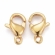 Užsegimas nerūdijantis plienas, 24K auksavimas, 10x6mm